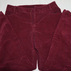 Size 10 |  Light Burgundy Corduroys
